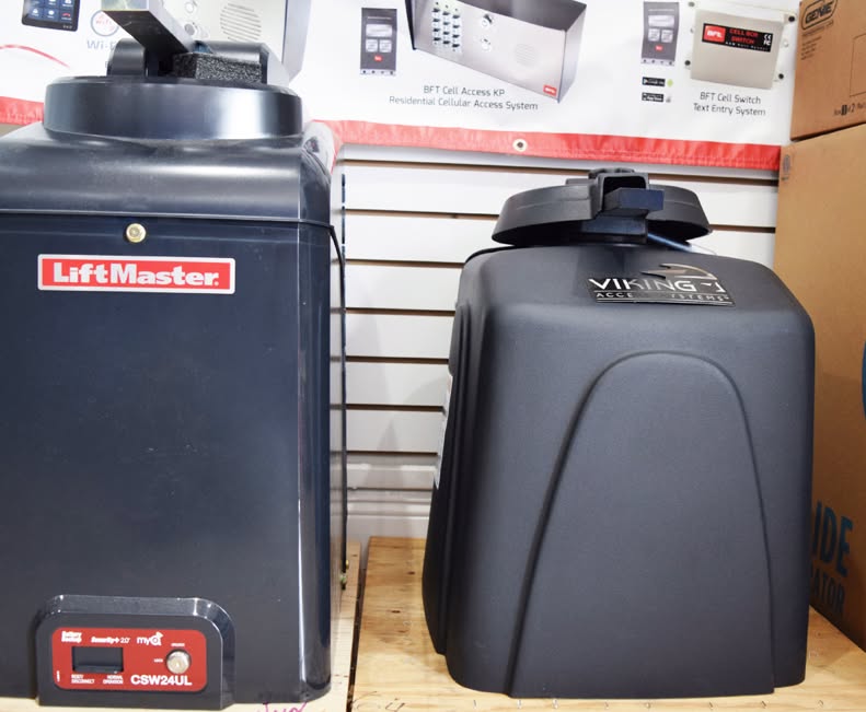 LiftMaster and Viking gate operators on display at RAS Kendall