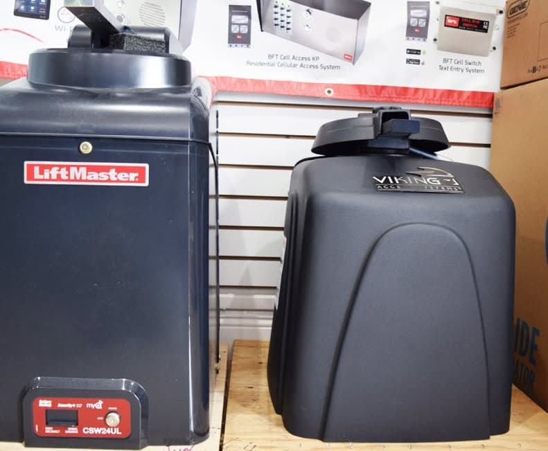LiftMaster and Viking gate operators on display at RAS Kendall